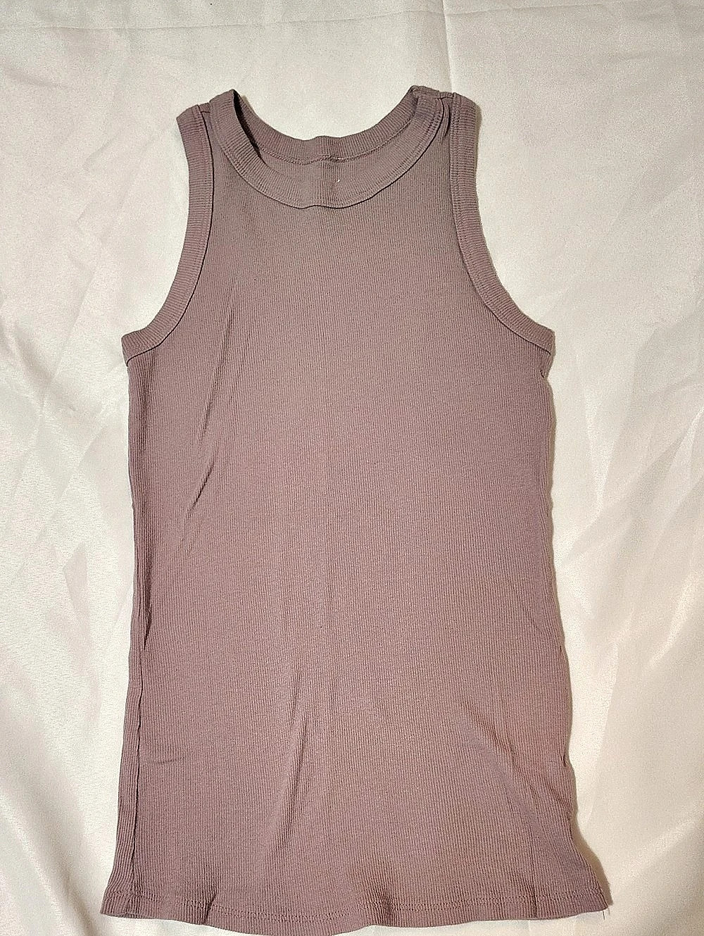 24/7 by Maurices Ribbed Tank in Lavender Size Small Like New